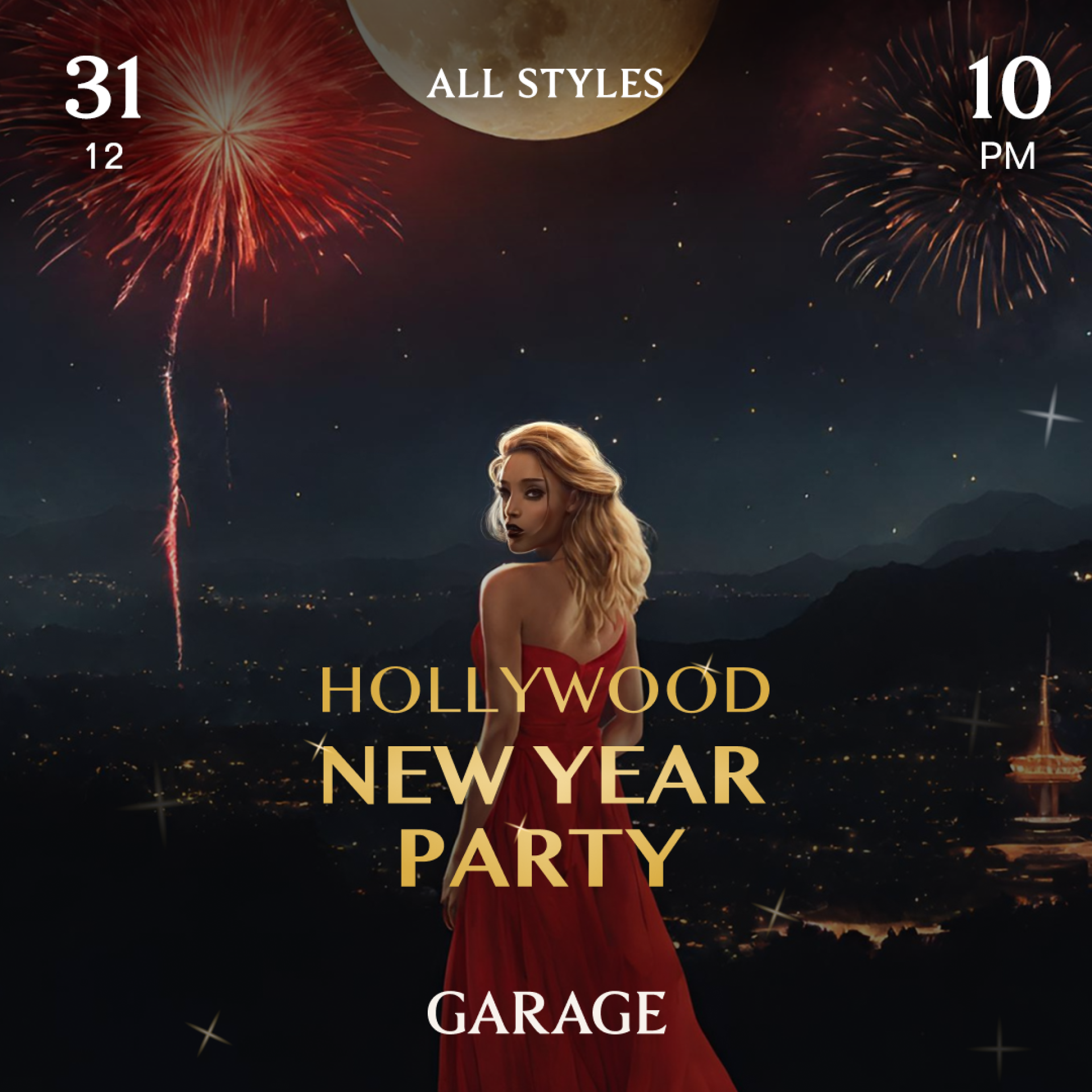 Hollywood – New Year Party