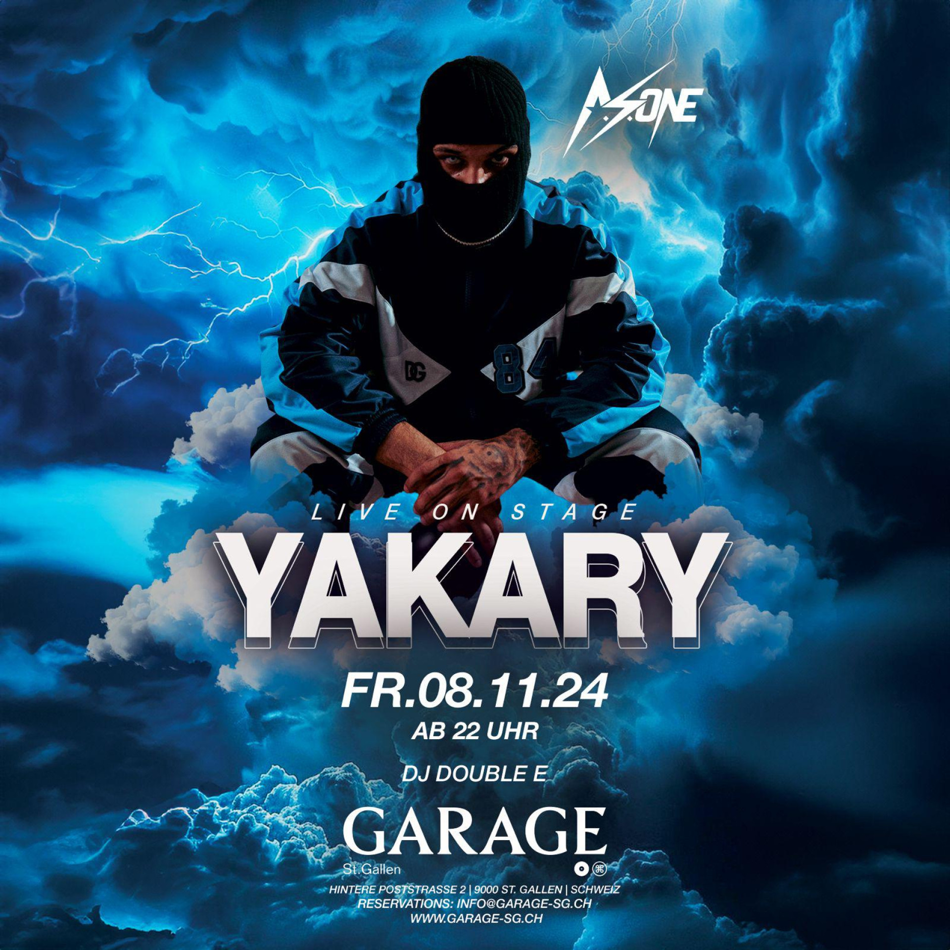 YAKARY live on Stage @ Garage Club