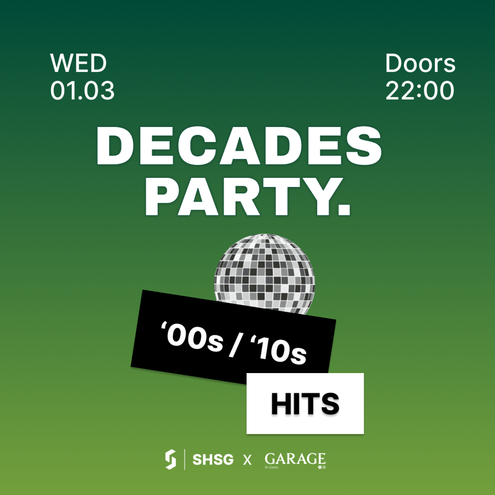 DECADES PARTY