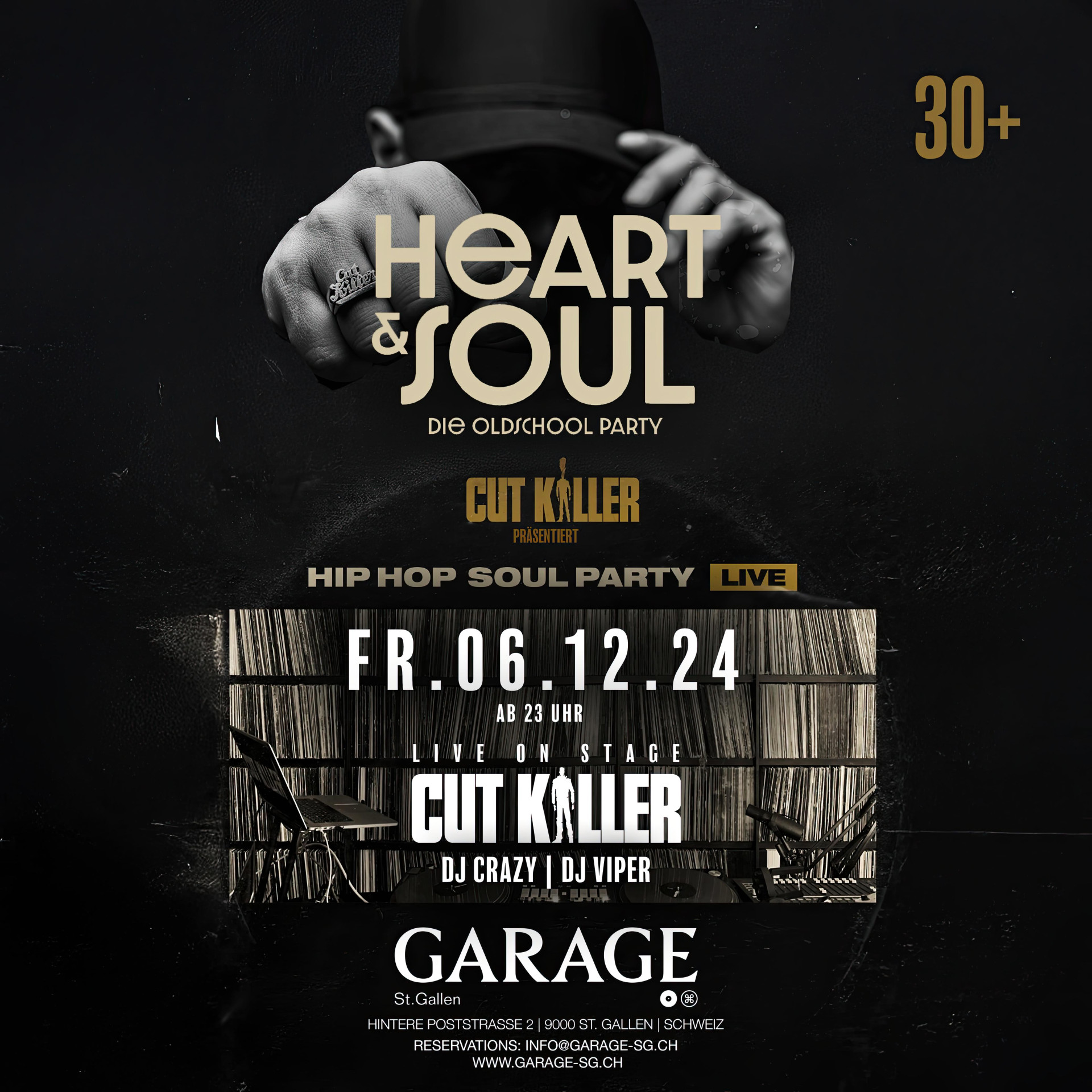 ü30 mit Cut Killar @Garage Club